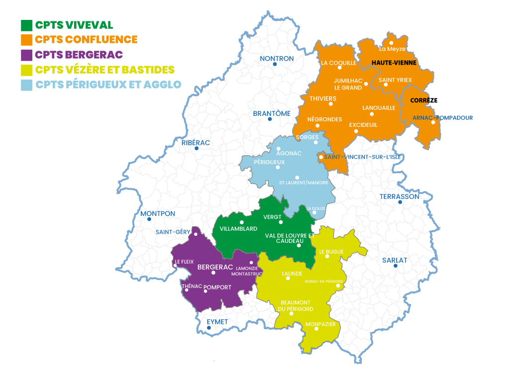 CPTS Dordogne - Création CPAM de la Dordogne